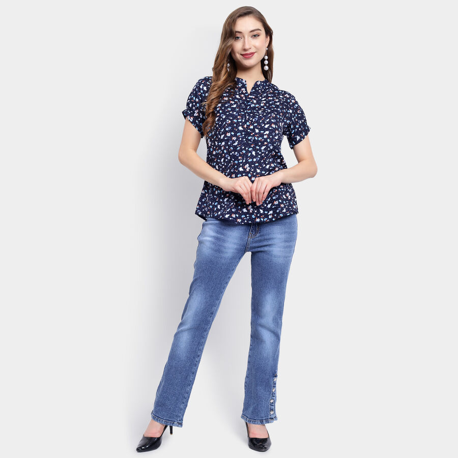 Ladies' Shirt, Navy Blue, large image number null